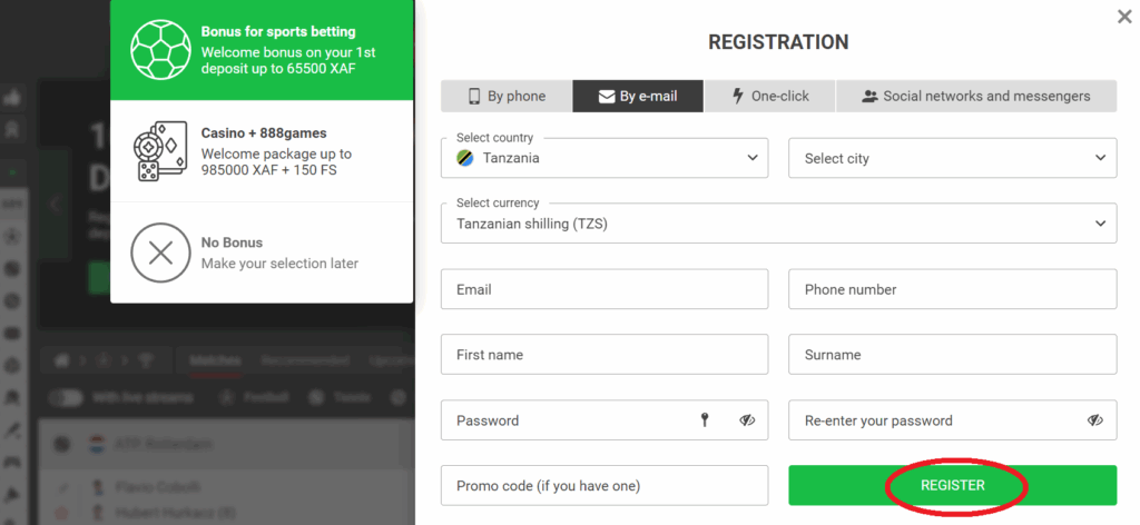 888Starz registration